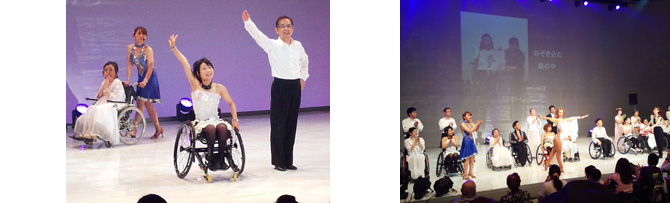 笑顔をつなぐ車いすダンスを開催