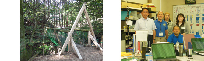 月ヶ瀬クリエート松原市少年自然の家に訪問