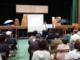 きらり松原市民の会主催で開催された自転車安全講習会に参加