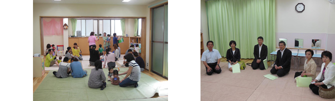 子育て支援センター”あいあい”を見学