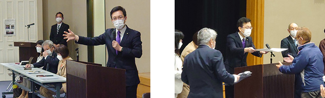 松原商工会議所にて公明党松原支部会を開催