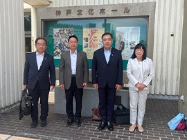 神戸文化ホールにて行われた「狭あい道路解消シンポジウム」に参加