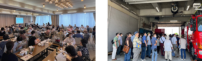 河内松原駅前にて府本部一斉街頭演説を開催