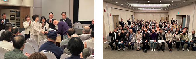 松原支部　党支部会を、ゆめニティプラザにて開催